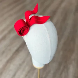 Ozdoba do włosów- Czerwony kwiat.