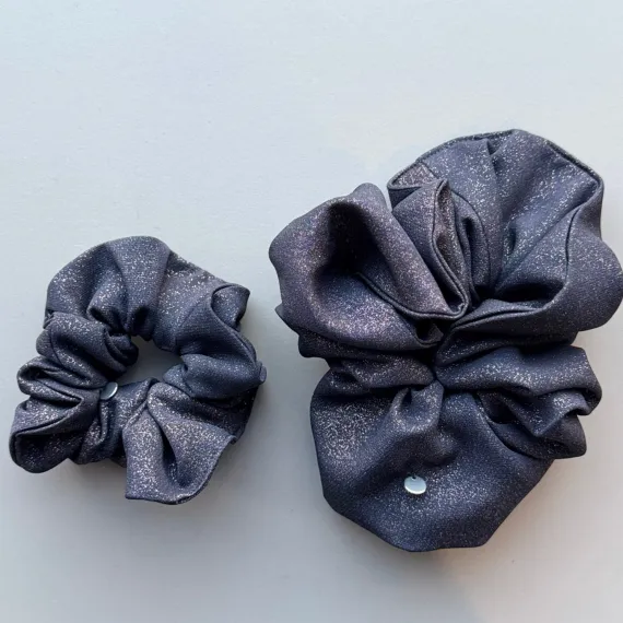 Brokatowa duża gumka scrunchie
